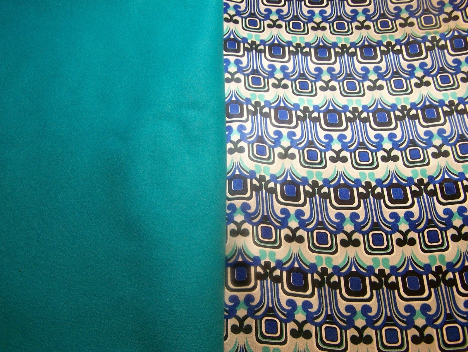 Hand Picked Vintage Lining for Upcycled Umbrella Dog Rain Coat