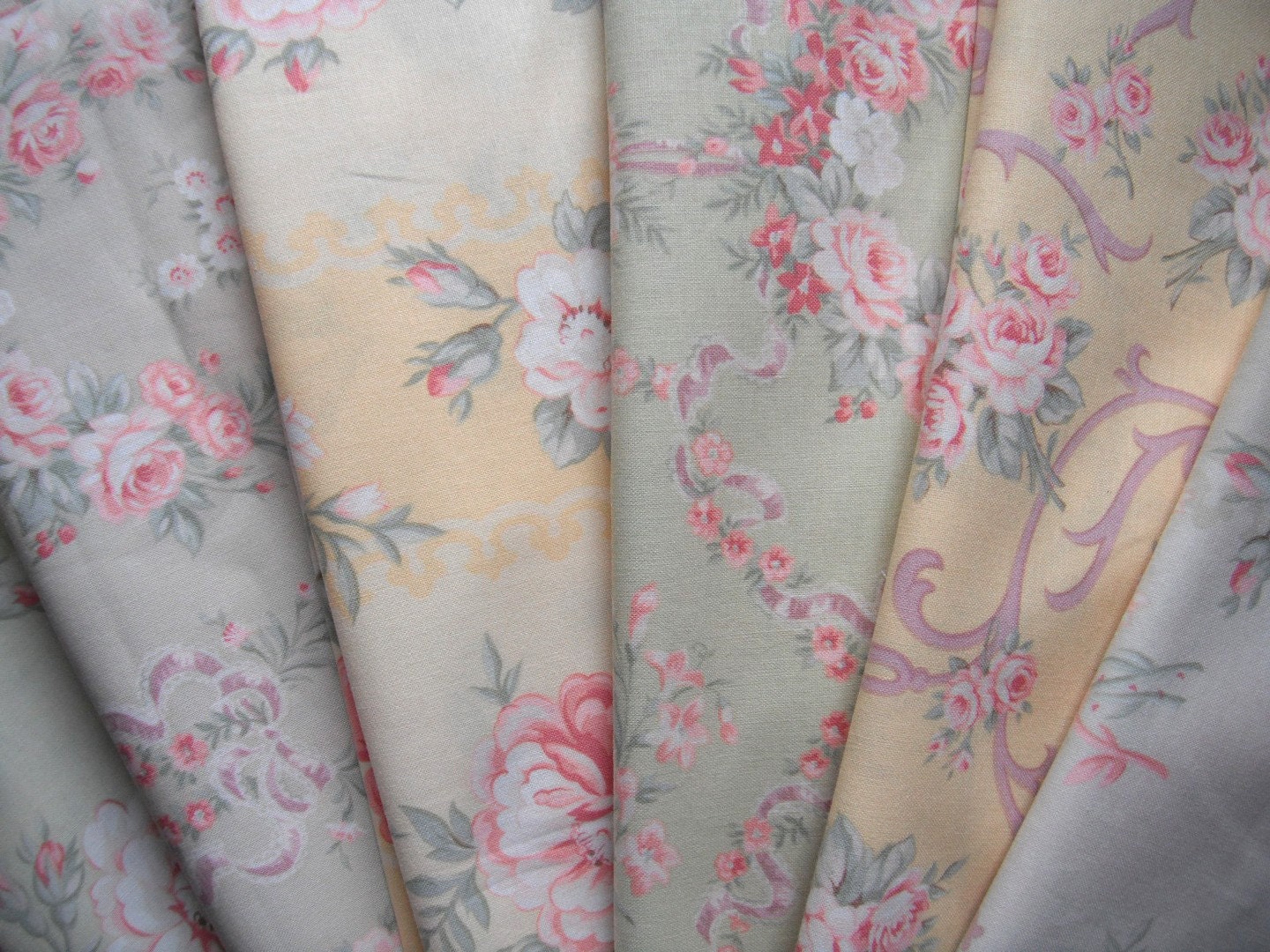 SALE Somerset Cottage Designer Fabric Bundle 6 by benoitdesigns