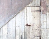 Tucked Away 11x14 Minimal Home Decor Photograph Worn doorway White Cream Faded Shabby Rustic Cottage Country Style - KClarkPhotography