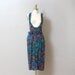 SALE - Jewel Tone Floral Paisley Suspender Dress