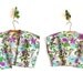 Vintage 50s Floral Blouse // SPRING SHRUG // 1950s Bolero