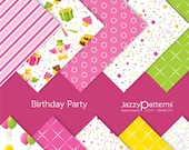 Birthday Party  digital scrapbooking paper pack DP002 instant download