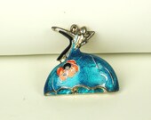 Past Times Clarice Cliff Jazz Age Dancing Figures Pin