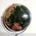 Vintage Black Oceans Globe - 1960 Replogle Starlight Globe