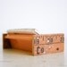 Repurposed Desktop Business Card Holder - Vintage Parts