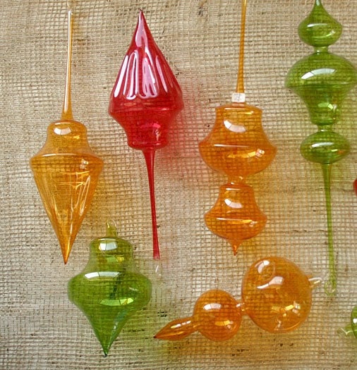 9 vintage italian blown glass christmas ornaments by 9 vintage italian blown glass christmas ornaments by