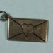 Vintage Air Mail Charm Envelope Love Letter