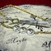 Asymmetrical Crystal Pendulum Necklace with FREE Divination Chart