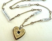 Conrad Aiken Poem Heart Locket Necklace - Custom