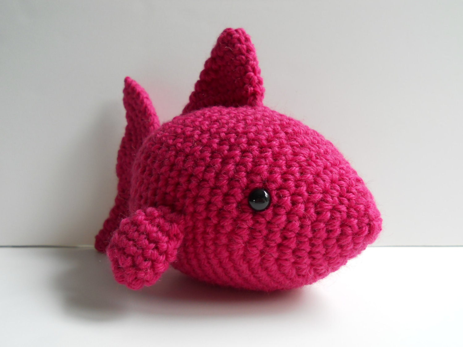 Fuchsia Fish Amigurumi Plush Toy