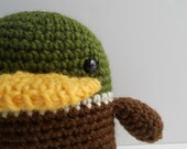 Amigurumi Crochet Mallard Duck Plush Toy