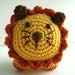 Amigurumi Crochet Lion Plush Toy