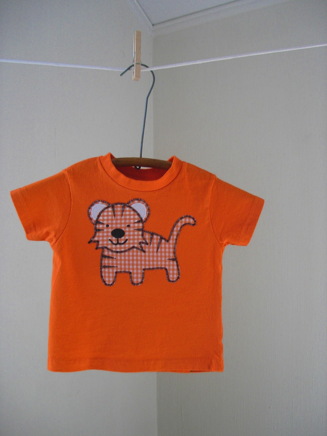 Boy's Orange Tiger T-Shirt