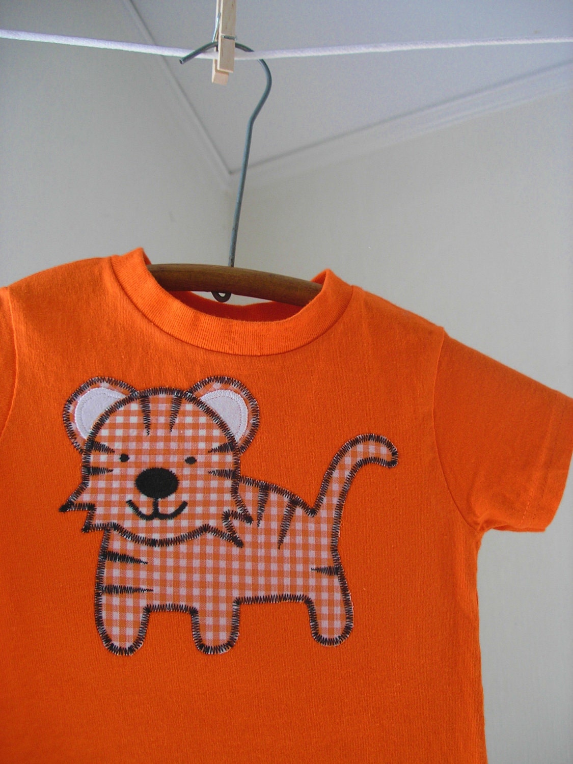 Boy's Orange Tiger T-Shirt