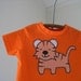 Boy's Orange Tiger T-Shirt