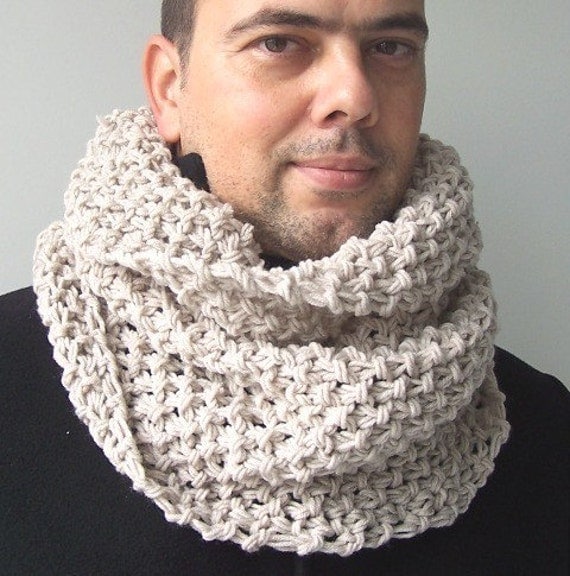 Cowl hooded PATTERN DIY scarf Knitting for  PDF Digital  Beginner chunky Chunky  pattern knitting Unisex Scarf