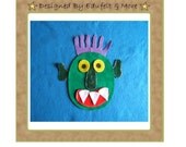 NEW  Go Away Big Green Monster  Felt Set