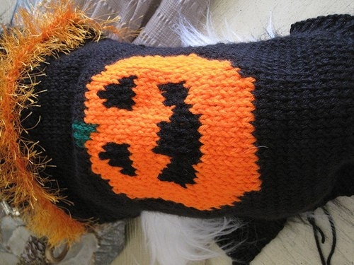 Halloween Black Pumpkin Sweater
