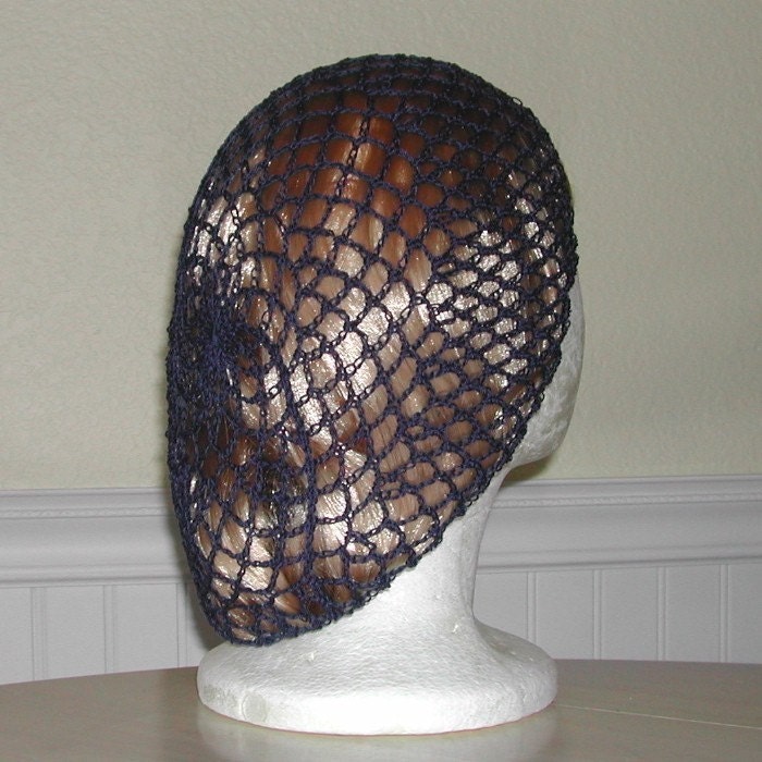 Snood Hair Net - Navy Blue