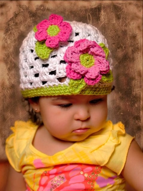 Spring Blossom Beanie - Great for Photos or Springtime Fun
