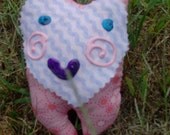 Muse Doll Writing Totems for NaNoWriMo Writers - Mojo Mutt Monster Cat Nip Toy Pink Monster