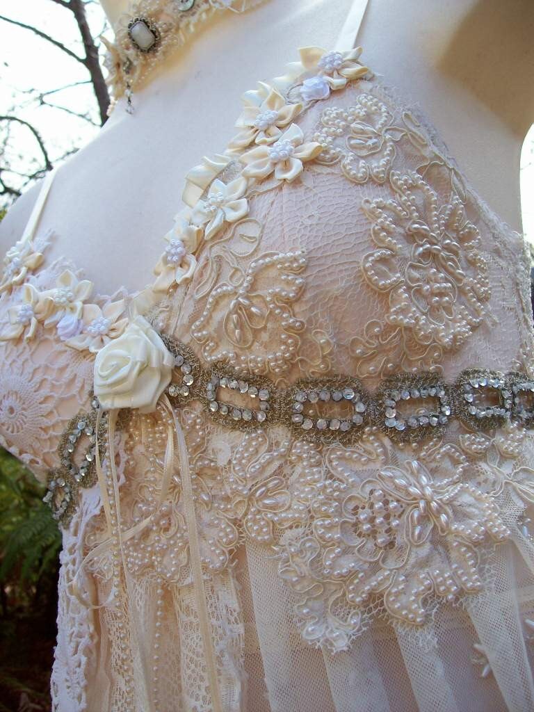 Ecru Wedding Dress