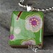 PLUM BLOSSOM SPRIG Scrabble Tile Pendant and Chain