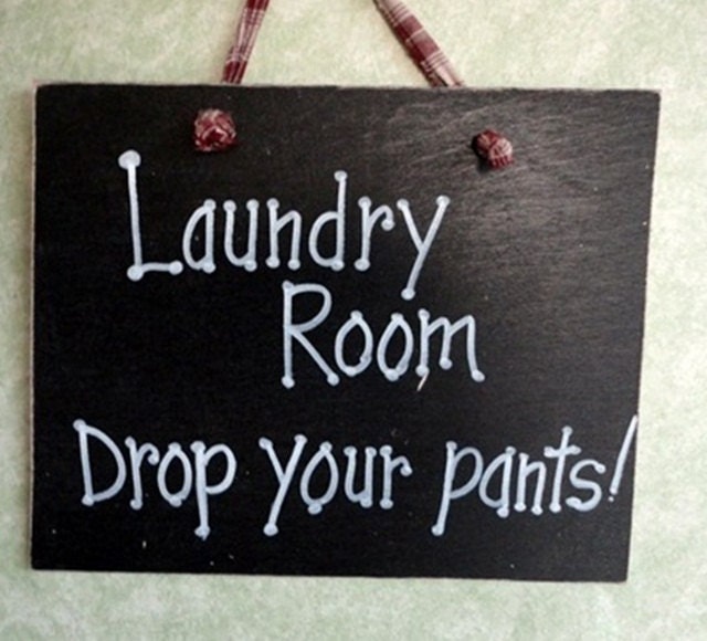 Laundry Room wall sign