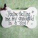 Dog Pet Sign, grand child is a dog