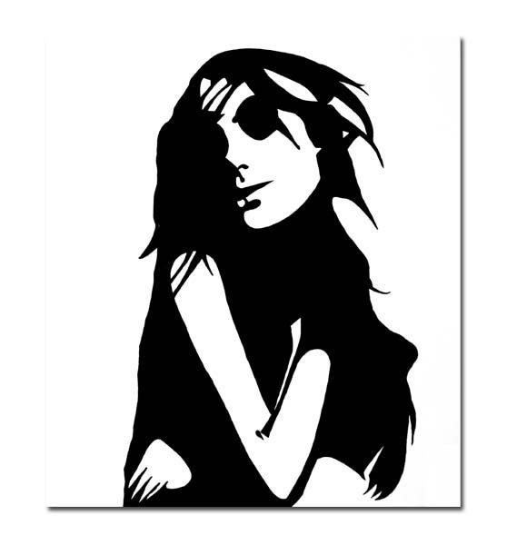 Girl - 8 x 10, Modern Contemporary Abstract Art FINE ART PRINT