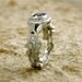 Vintage Style Square Cushion Cut Light Green Sapphire Leaf & Vine Engagement Ring in 14K White Gold with Diamonds - Other Colors Available