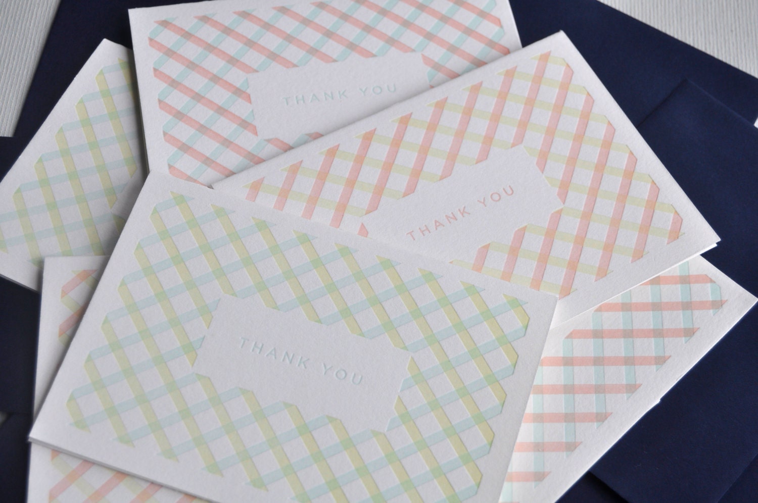 Preppy Thank You Card Set