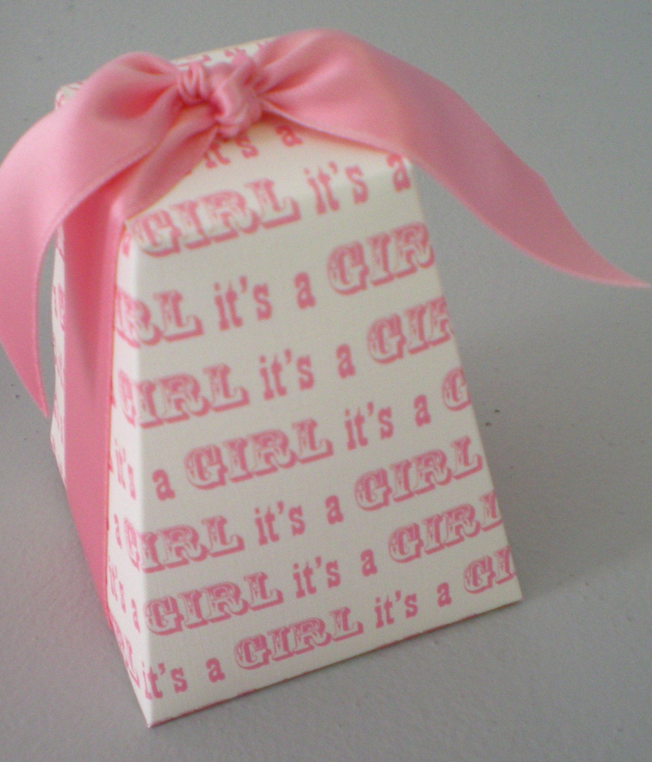 Baby Shower Favor Boxes - It's a Girl - 10 pack