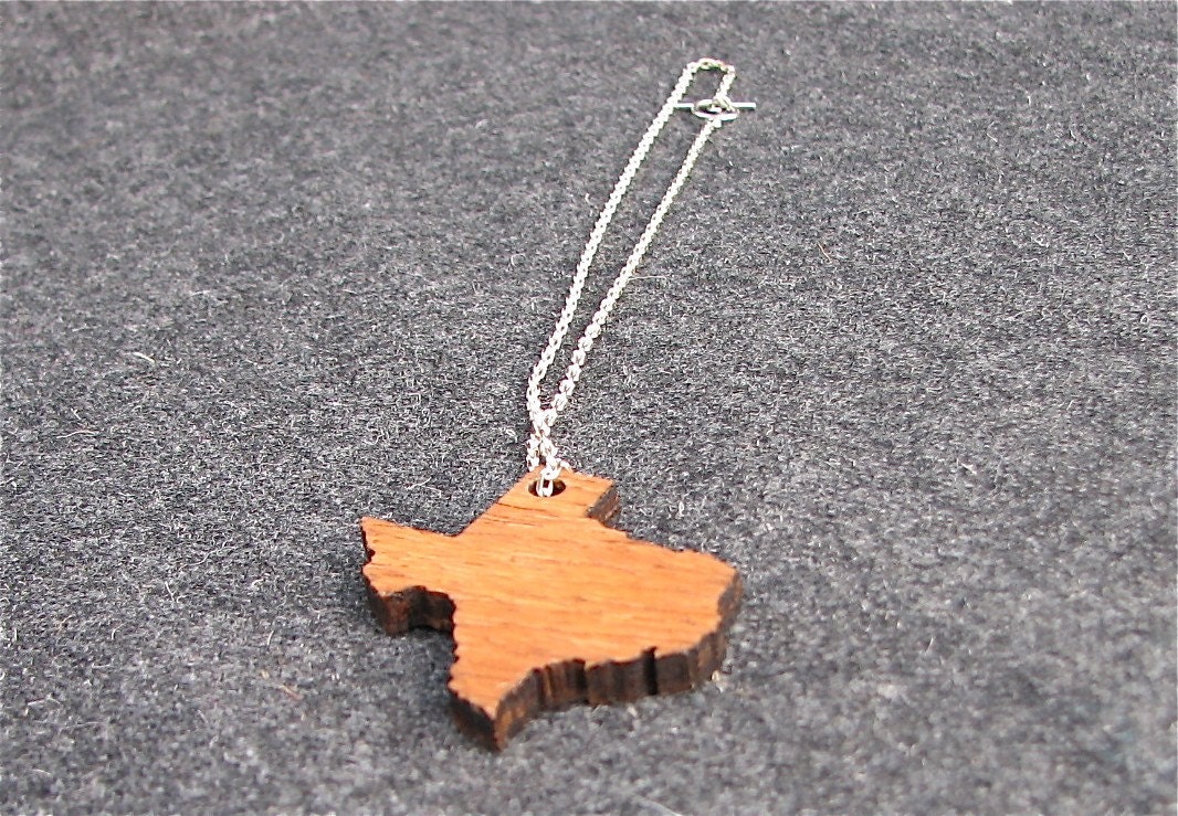 Bamboo Texas Pendant Necklace
