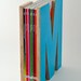 M is for magazine. in turquoise.