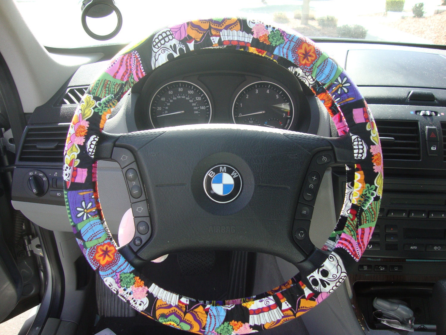 Steering Wheel Cover day of the dead 2 wedding