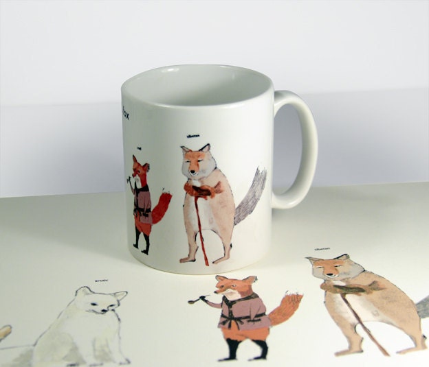F is for Fox Mug - only 2 left