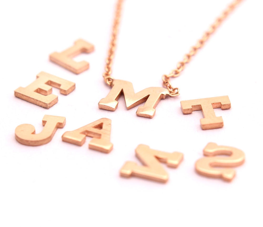 Personalized Necklace, Initial Necklace, Gold Necklace, Petite Necklace, Tula Jewelry