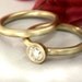 Recycle Gold Ring,  GIA Certified Diamond Ring, Diamond Ring, Engagement Ring. 1ct. Diamond Ring,Wedding Ring Set