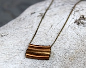 Tiny Bar Ladder Necklace