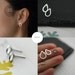 Small droplette studs earrings