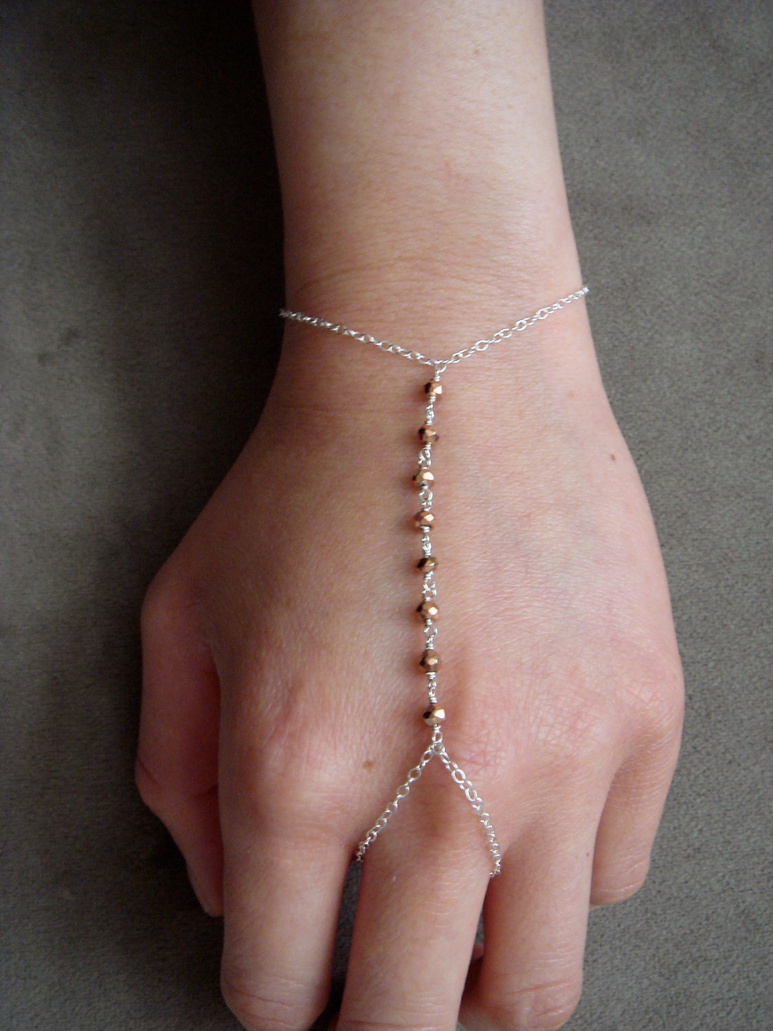 Rose Pyrite Hand Accessory