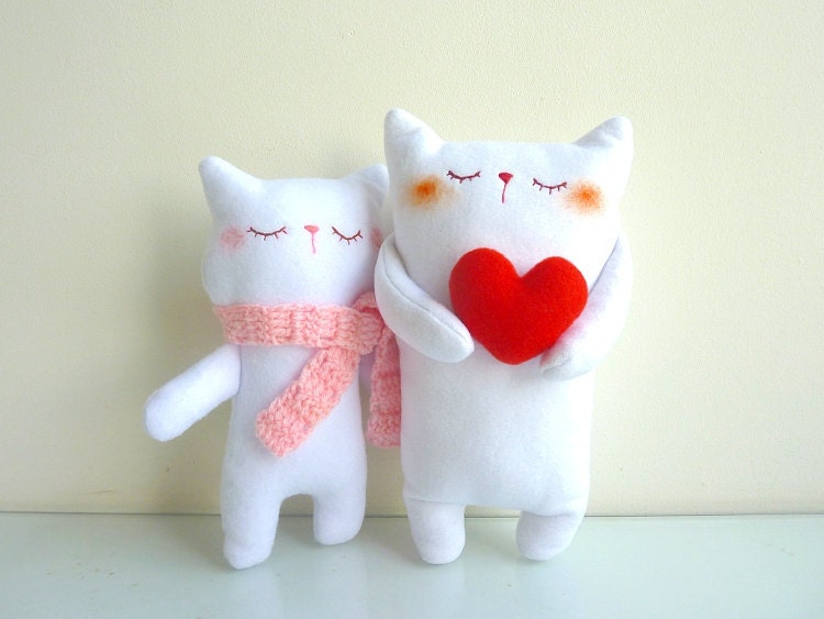 Cat Plush - Kitty Mimi with Scarf - Etsy Project Embrace