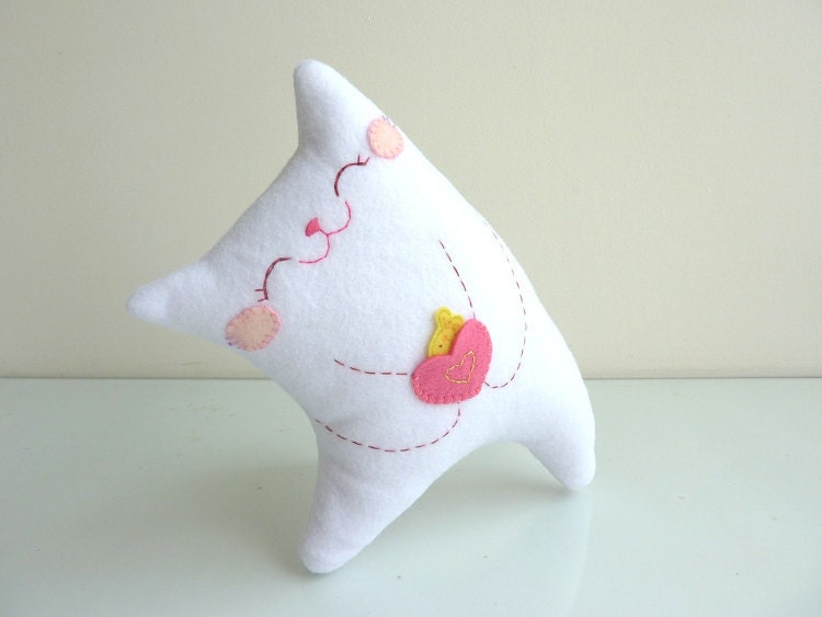 Cat Plush - Kitty Dancing - EtsyProjectEmbrace