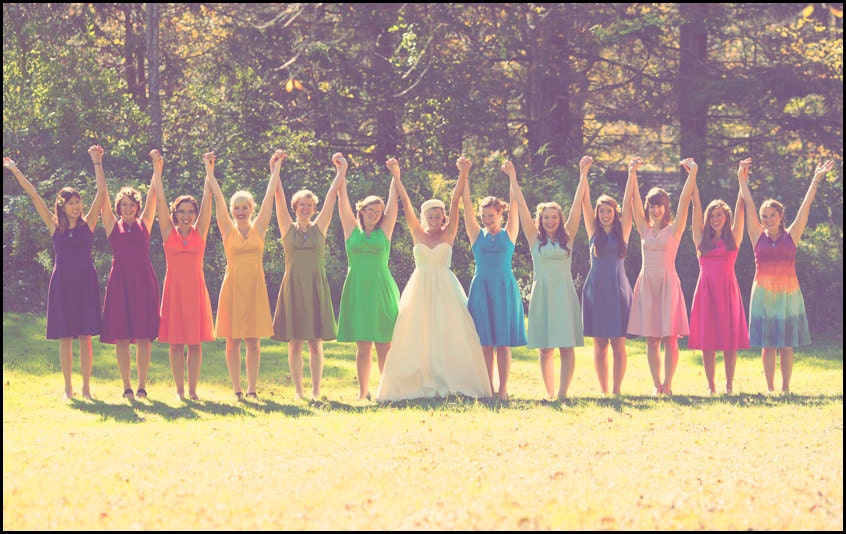 Bridesmaids dresses first down payment