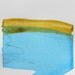 Modern Colorblock Small Art, 6 x 4.5" original fine art -- "Painting 107" by Lauren Adams--  acrylic painting on paper