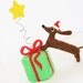 Dibbie the SantaWiener Holiday Whimsical Wonders Needlefelted Treasure