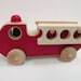 Wooden Toy Fire Engine truck