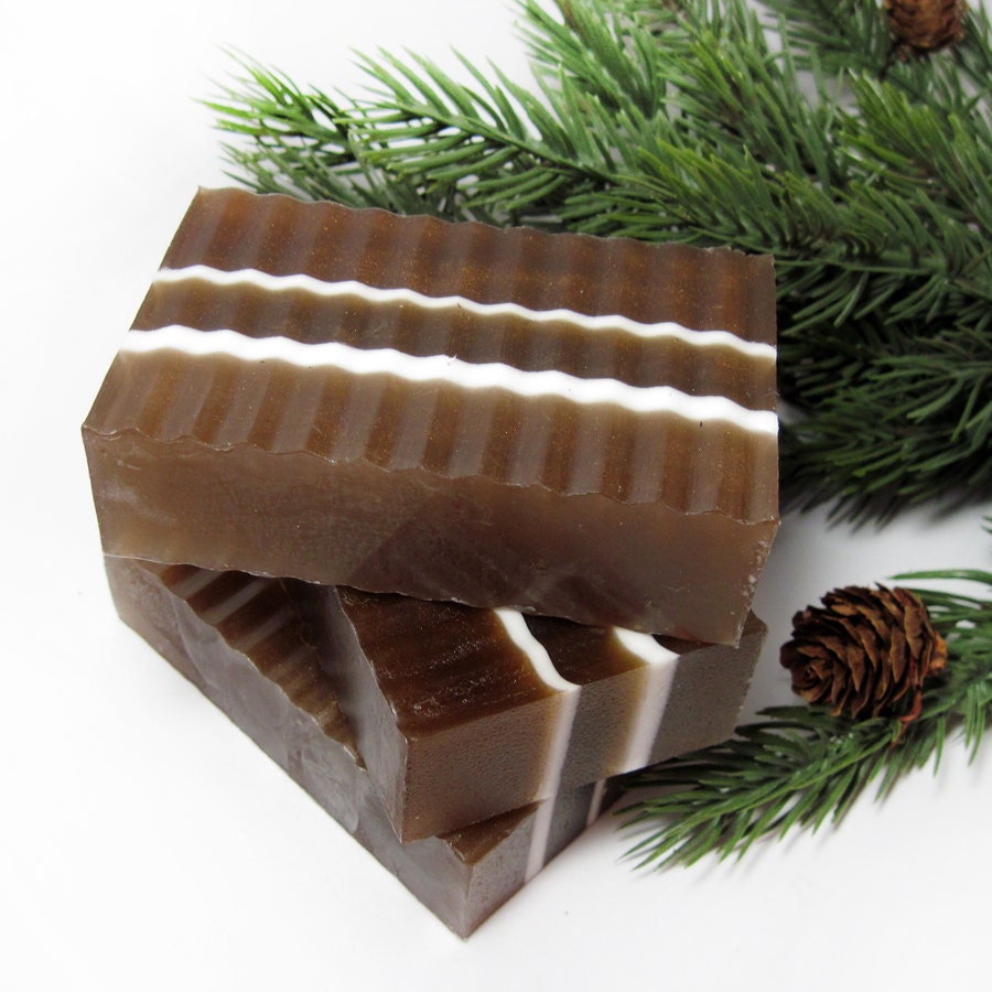 Log Cabin Soap Pine Northwoods Vegan Mens