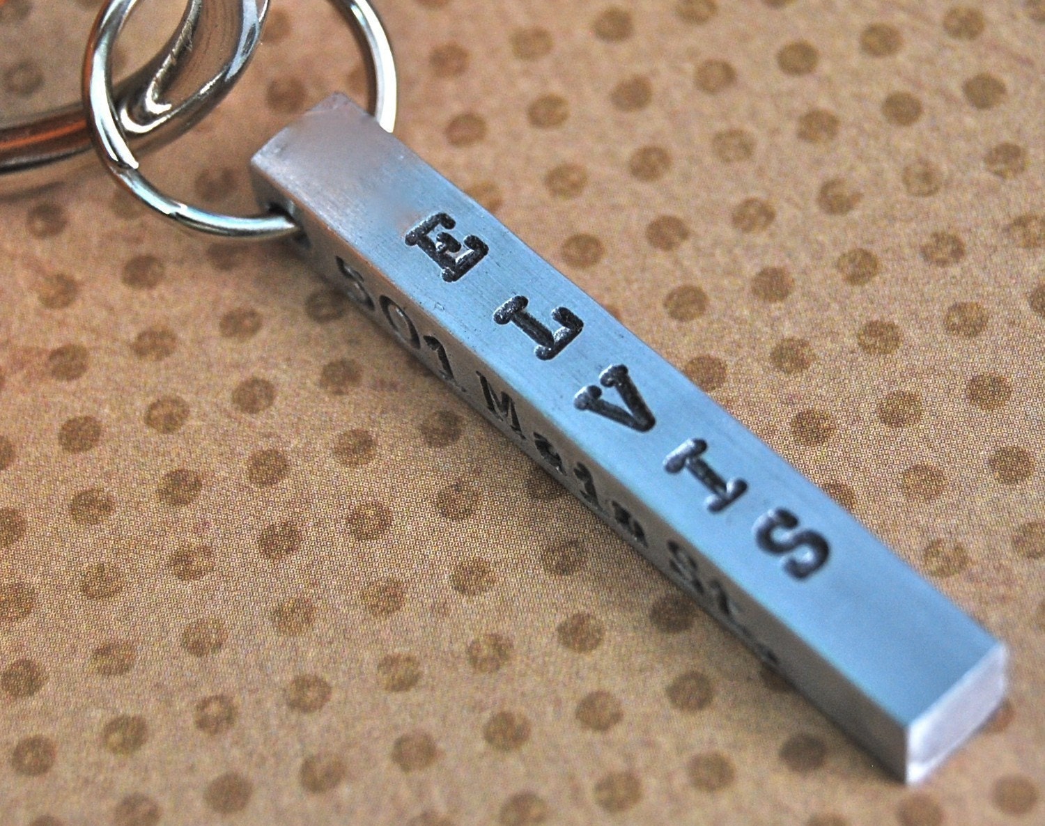 Custom Pet id tag / Perfect Aluminum Bar 4 sides to customize any way you wish